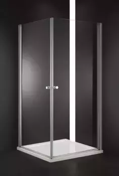 Душевой уголок Cezares Elena 80х80 хром стекло прозрачное