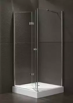 Душевой уголок Cezares Elena 90х80 хром стекло прозрачное