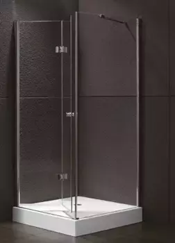 Душевой уголок Cezares Elena 90х90 хром стекло прозрачное