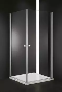 Душевой уголок Cezares Elena 90х90 хром стекло прозрачное