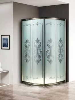 Душевой уголок Cezares Giubileo (GIUBILEO-R-2-100-SCORREVOLE-C-Br)