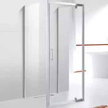 Душевой уголок Cezares Molveno 100х80 хром стекло прозрачное