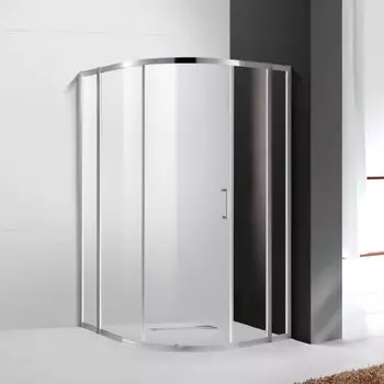 Душевой уголок Cezares Molveno 130х130 хром стекло прозрачное
