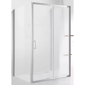 Душевой уголок Cezares Molveno 130х90 хром стекло рифленое