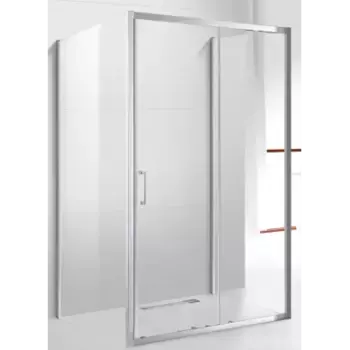 Душевой уголок Cezares Molveno 140х80 хром стекло прозрачное