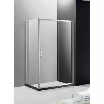 Душевой уголок Cezares Molveno 150х90 хром стекло прозрачное