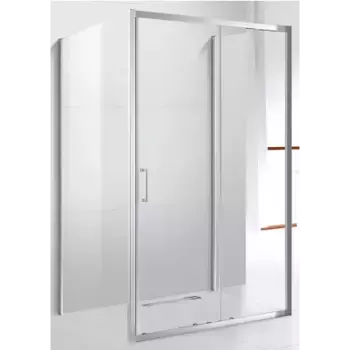 Душевой уголок Cezares Molveno 160х80 хром стекло прозрачное