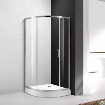 Душевой уголок Cezares Molveno R 1 90 C Cr IV стекло прозрачное