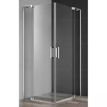 Душевой уголок Cezares Slider 110х110 хром стекло прозрачное