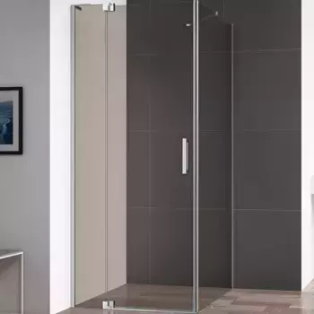 Душевой уголок Cezares Slider 70х90 хром стекло бронзовое