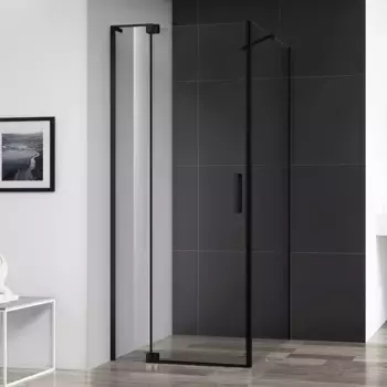 Душевой уголок Cezares Slider 80х110 черный матовый