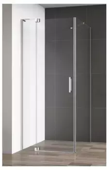 Душевой уголок Cezares Slider 90х100 хром стекло прозрачное