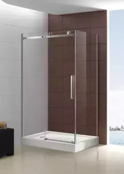 Душевой уголок Cezares Stylus m 140х100 хром стекло прозрачное