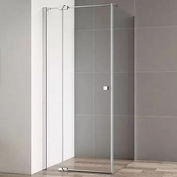 Душевой уголок Cezares Valvola 100х80 хром стекло прозрачное