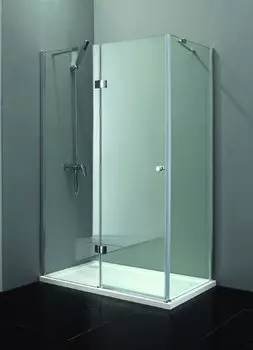 Душевой уголок Cezares Verona 100х90 хром стекло прозрачное
