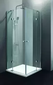 Душевой уголок Cezares Verona 120х120 хром стекло прозрачное