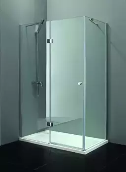 Душевой уголок Cezares Verona 120х80 хром стекло прозрачное