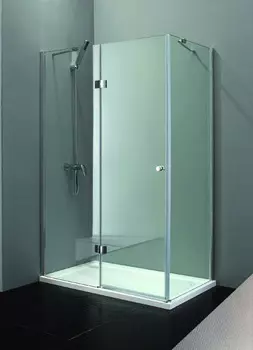 Душевой уголок Cezares Verona 120х80 хром стекло рифленое