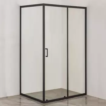 Душевой уголок DIWO Смоленск 120х90 см, профиль черный