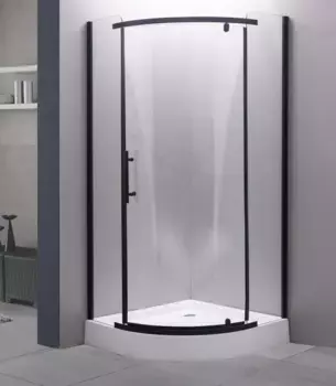 Душевой уголок Esbano 90х90 черный (ESUGD7015B)