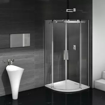 Душевой уголок Good Door Galaxy 90х90 профиль хром стекло прозрачное