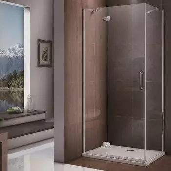 Душевой уголок Good Door Saturn WTW+SP левый 140х90х185 см