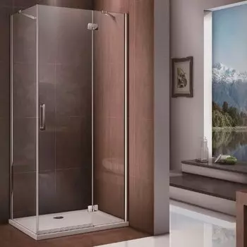 Душевой уголок Good Door Saturn WTW+SP правый 140х100х185 см