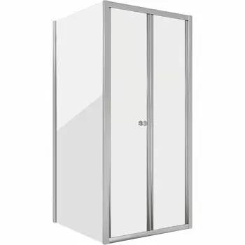 Душевой уголок Grossman Advans 80х80 профиль хром стекло прозрачное