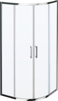 Душевой уголок KERAMA MARAZZI Vetro 90х90 см, четверть круга, профиль хром