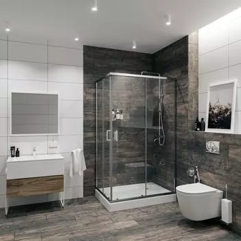 Душевой уголок Niagara Nova 661008111 120x80, прямоугольный