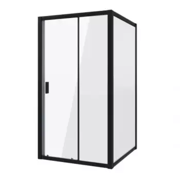 Душевой уголок Niagara Nova 80х90х195 профиль черный стекло прозрачное