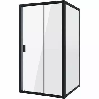 Душевой уголок Niagara Nova 90х90х195 профиль черный стекло прозрачное