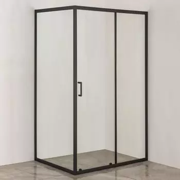 Душевой уголок Orange E23-12090TB профиль черный