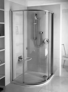 Душевой уголок Ravak Pivot 100х100 профиль сатин, стекло прозрачное