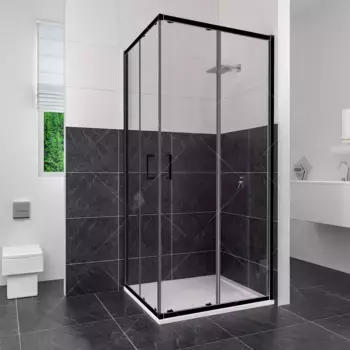 Душевой уголок RGW Classic CL-34 100х100, профиль черный