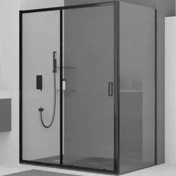Душевой уголок RGW Classic 160x90 320948169-014 черный матовый, стекло прозрачное