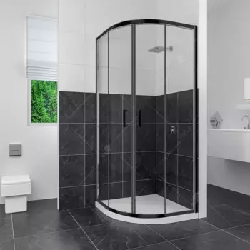 Душевой уголок RGW Classic 90х90 32095499-14 черная, стекло прозрачное