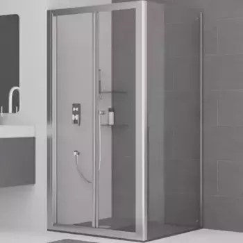 Душевой уголок RGW Classic CL-41 80х90 профиль хром стекло прозрачное