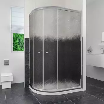 Душевой уголок RGW Classic CL-61 100x80x185 профиль хром, стекло шиншилла