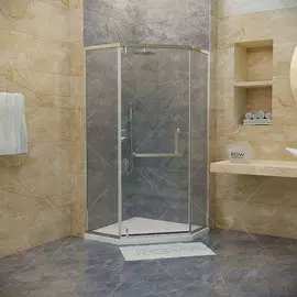 Душевой уголок RGW Hotel 100х100 350608400-11 хром, стекло прозрачное