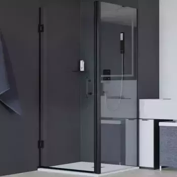 Душевой уголок RGW Hotel 60х100 350604560-014 черный, стекло прозрачное