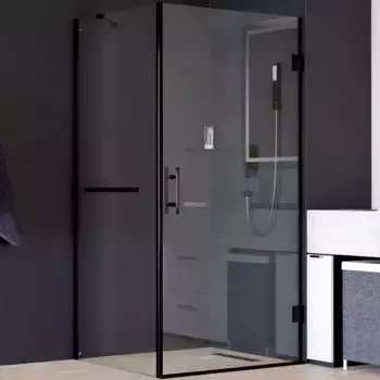 Душевой уголок RGW Hotel 60х80 3506045168-014 черный, стекло прозрачное