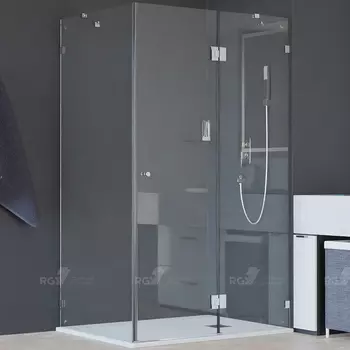 Душевой уголок RGW Hotel HO-044 90х100 профиль хром стекло прозрачное