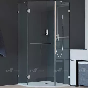 Душевой уголок RGW Hotel HO-082 90х90 профиль хром стекло прозрачное