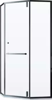 Душевой уголок RGW Hotel 90х90 350608499-14 черный, стекло прозрачное