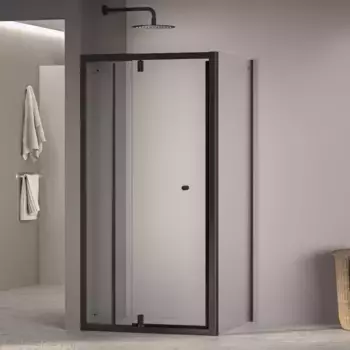 Душевой уголок RGW Passage 100х100 черный стекло прозрачное