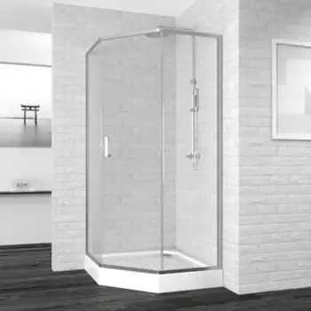 Душевой уголок RGW Passage 90x100 38088690-11 хром, стекло прозрачное