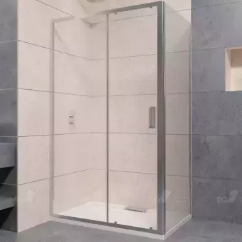 Душевой уголок RGW Passage PA-016+120 см (120-123)x120x195 профиль хром, стекло прозрачное