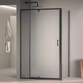 Душевой уголок Rgw Passage PA-078B 80х100 350807880-14 профиль черный, стекло прозрачное