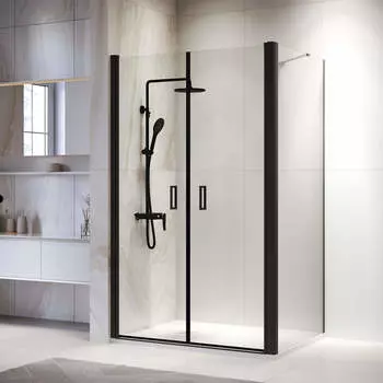 Душевой уголок RGW Passage PA-144B 60х100 060814460-14 профиль черный, стекло прозрачное